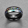 8mm Width Genuine Black Tungsten Carbide Ring