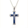 Three Tiered Cross Necklace Pendant
