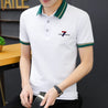 Men's Solid Casual Cotton Polo Shirts