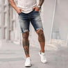 Men's Destroyed Skinny Jeans Shorts