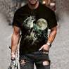Men Hip Hop Wolf 3D Printed T-Shirt
