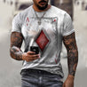 Men New Fashion Cool Poker T-Shirts