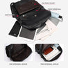 PU Leather Vintage Backpack For Men 14 Inch Notebook Backpack