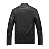 Men's Slim Fit Casual Leather Jacket