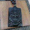 Black Pendant Obsidian Hand-Carved Tiger Necklace