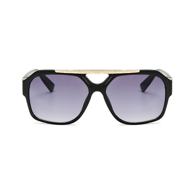 Vintage Mens Square Sunglasses Flat Top Sunglasses
