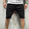 Men's Skinny Hole Jeans Ripped Shorts