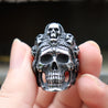 Santa Muerte Death Skull Ring