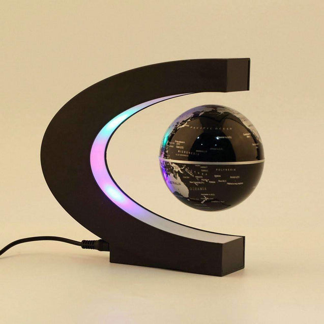 Electronic Magnetic Anti-Gravity Floating Globe with Ambient Lights