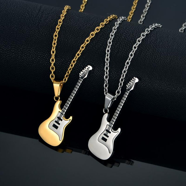 Guitar Pendant Necklace