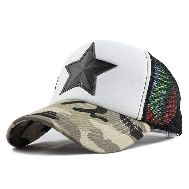 Camouflage Cap  With Star- [5 Variants]