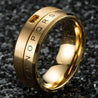 Fidget Spinner Ring Men's Stainless Steel Spinning Ring