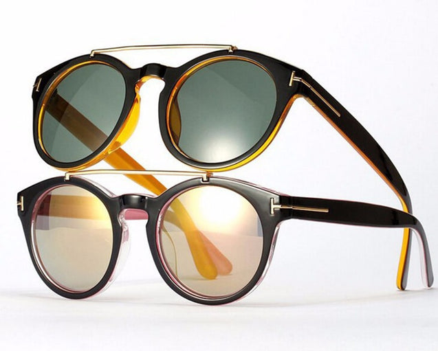 Clint Sunglasses Classic Round Frame Glasses