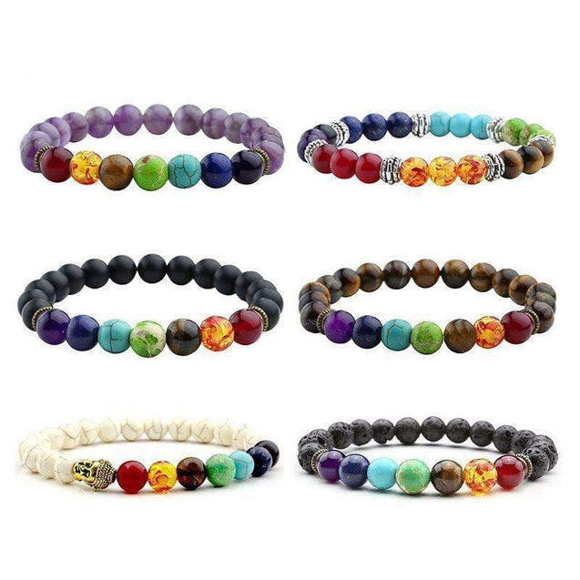 Colorful Stone beaded bracelets