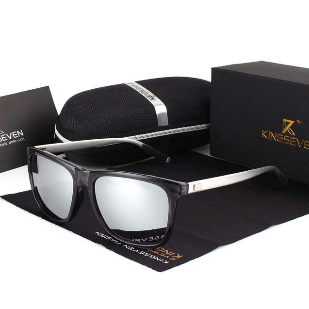 Aluminum Frame & Mirror Lens Sunglasses