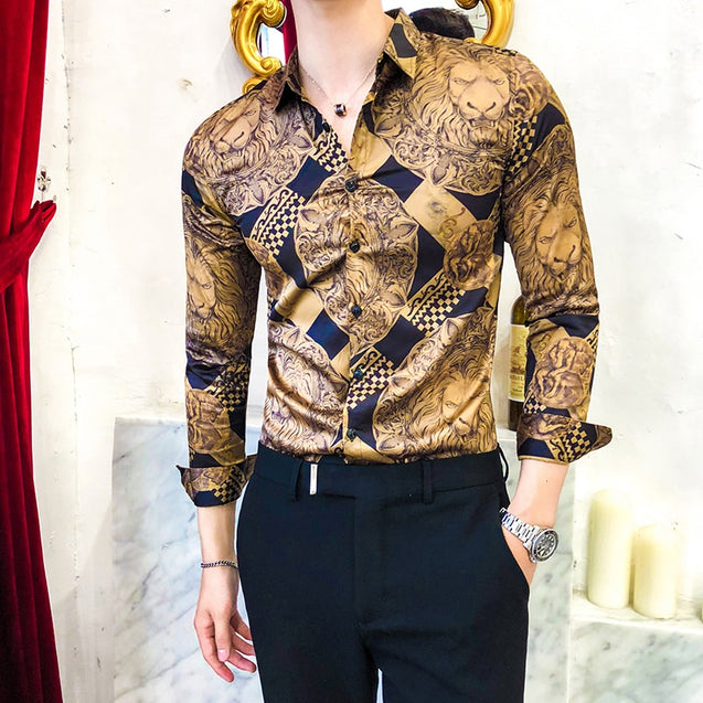 Men's Luxury Printed Casual Shirt