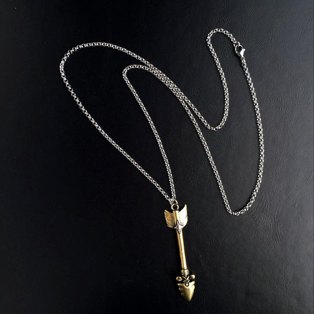Golden Arrow Necklace Pendant
