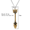Golden Arrow Necklace Pendant