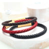 Casual Braided Leather Bracelet [ 3 Color ]