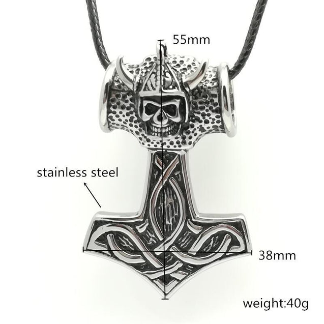 Men's Viking Skull Necklace