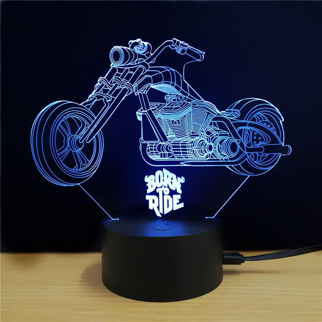 3D LED Motorcycle Lamp