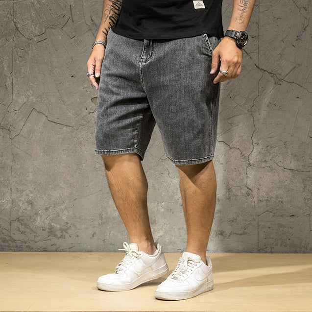 Men's Loose Straight Jeans Shorts