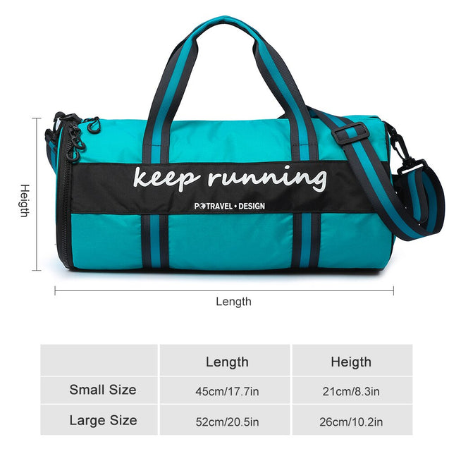 Outdoor Sports Camping Dry Wet Separated Gym Duffle bag