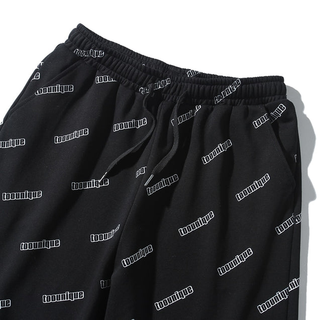 Men's Casual Letter Printed Shorts