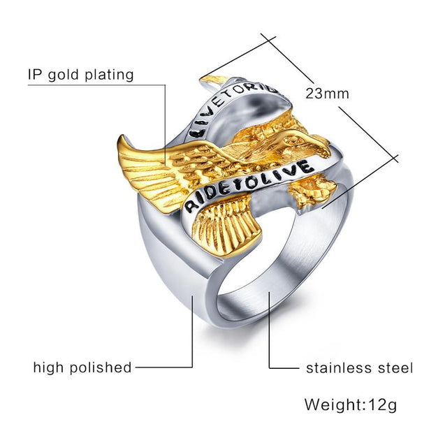 Eagle LIVE TO RIDE Ring