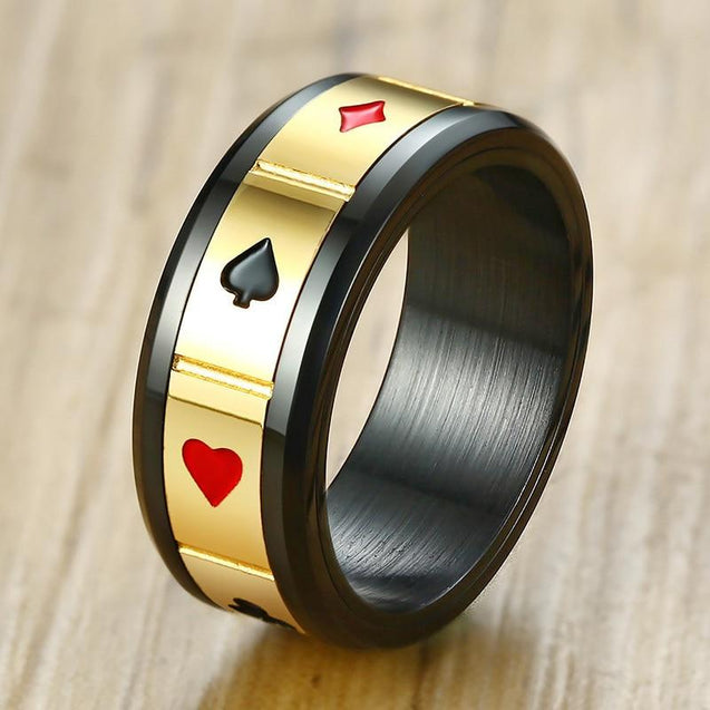 Men's Spinner Poker Ring
