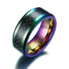 Tungsten Carbide Ring 8MM Multi Color