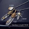Feather Pendant Necklaces [3 Variations]