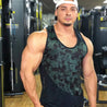 Men's Camouflage Stitching Tank Tops