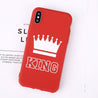King And Queen Matching iPhone Cases