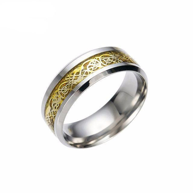 Viking pattern ring
