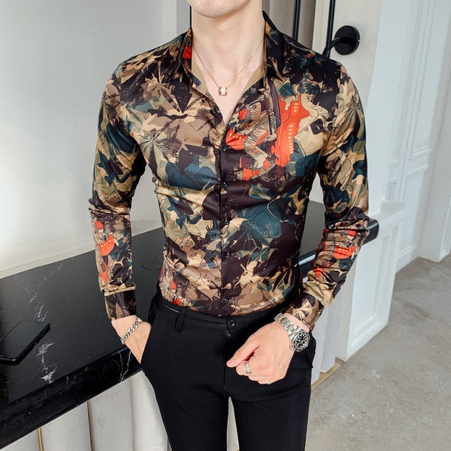 Men's Casual Slim Fit Party Shirts