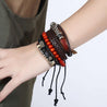 Vintage Handmade Multilayer Leather Bracelet Sets