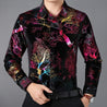 Men's Luxury Velvet Casual Shirt