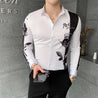 Men's Fashion Patchwork Color Shirt