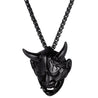 Gothic Evil Skull Pendant Necklace