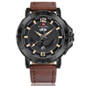Luxury Genuine Leather Quartz Wristwache