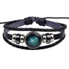 leather zodiac bracelet